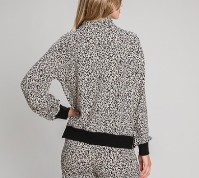 Cheetah Quarter Zip